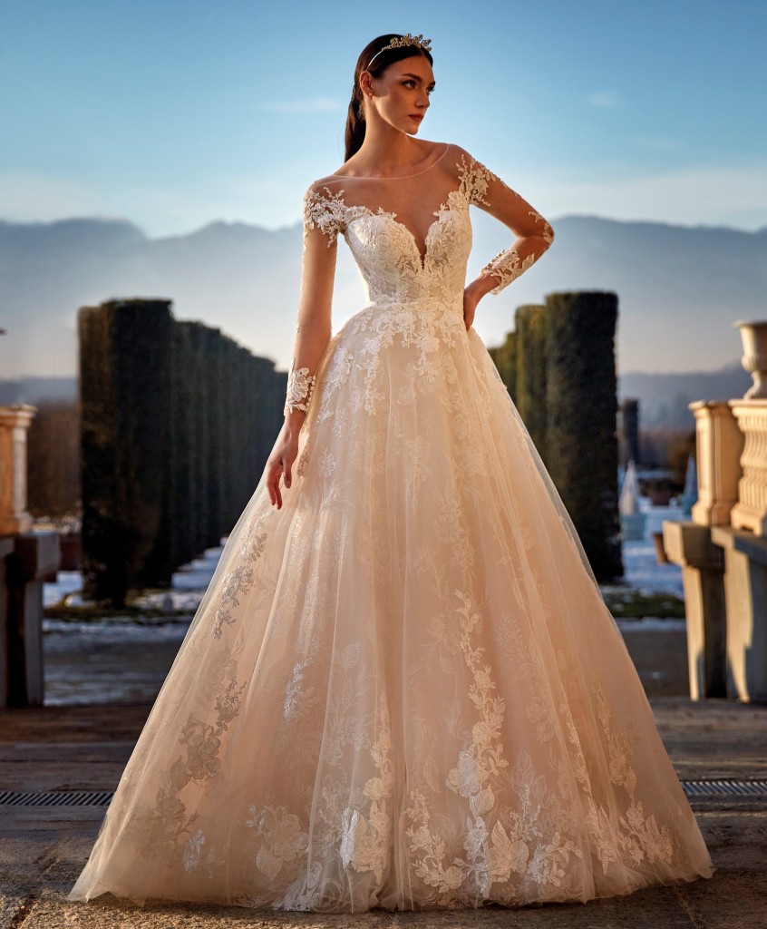 プロノビアスPronovias Aラインウェディングドレス